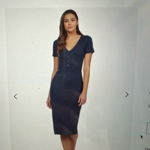 Roxy Bring It On Short Sleeve Midi Dress, size small